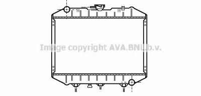 AVA QUALITY COOLING is2017 -  Радиатор, охлаждение двигателя